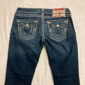 True Religion Billy Joey Super T Thick Thread Jeans Size 28 Made in USA